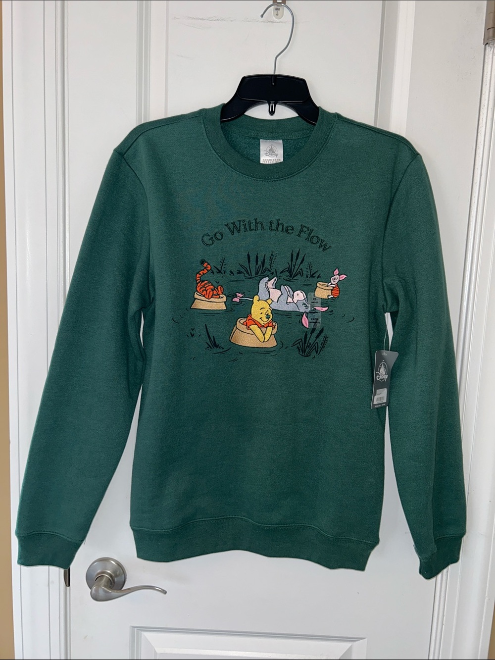 Winnie the Pooh and Friends Green Crewneck Sweatshirt